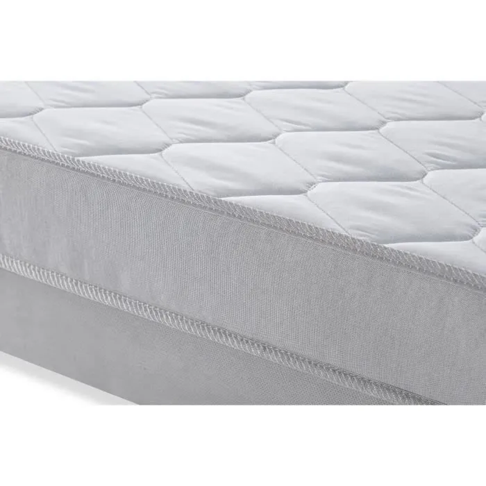 Ensemble Matelas 140x190 cm + Sommier - Mousse - 5 zones - 15 cm - Ferme - DEKO DREAM Airflex-3