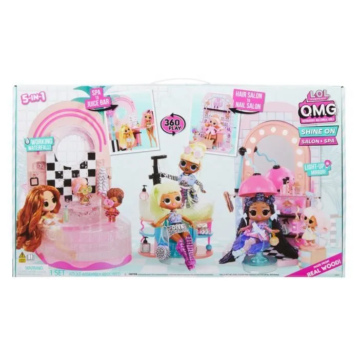 Coffret Salon & Spa L.O.L. Surprise - Baignoire, Bar à jus, Coiffure, Manucure/Pédicure - Mixte - 4 ans et plus-8