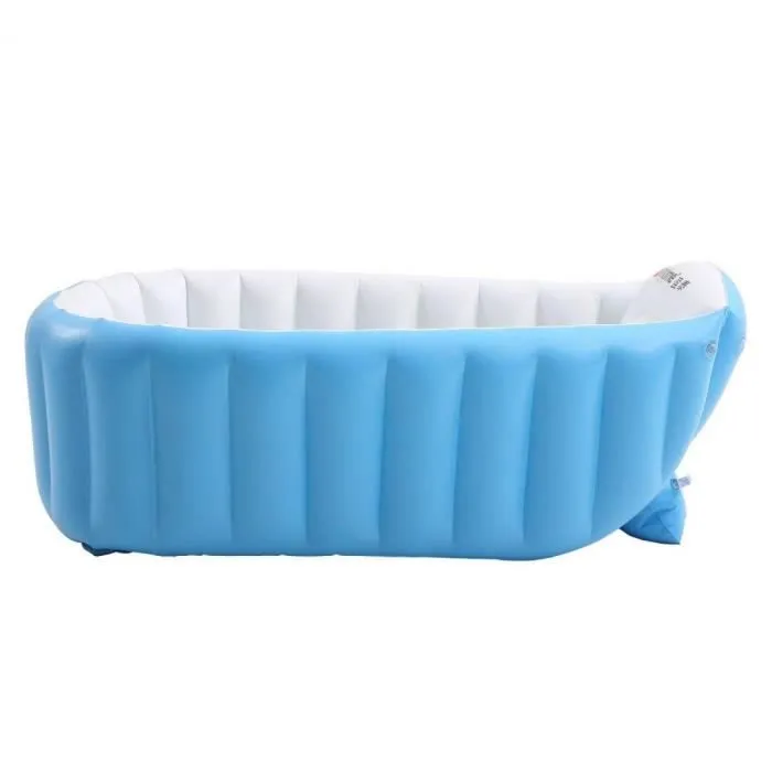 Baignoire gonflable pour bébé - Bleu-1