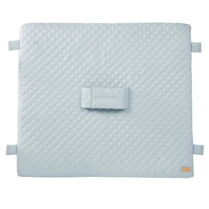 ROBA Matelas à Langer roba Style avec Ceinture de Maintien - 85 x 75 cm - Imperméable et Doux - Bleu Clair / Ciel-0
