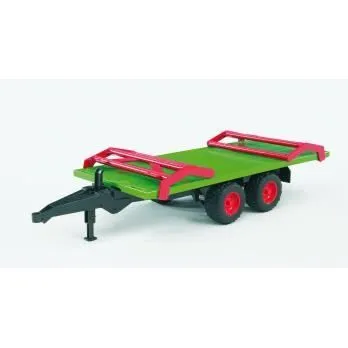 Remorque de Transport De Paille + Bottes - BRUDER - 2220 - Ridelles rabattables - Intérieur - Multicolore-1
