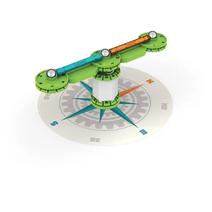 GEOMAG MECHANICS, MOTION 35 pcs, construction magnétique, jeux éducatifs, Jouet pour enfants dès 7 ans, GMT00-3