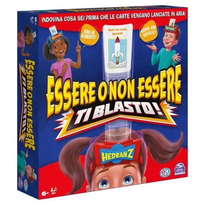 SPIN MASTER GAMES- HEDBANZ BLAST OFF GUESSING GAME FOR KIDS FAMILIES A-0