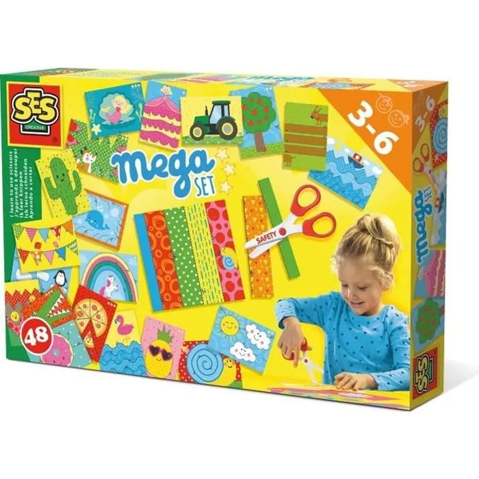 SES CREATIVE J’apprends à découper - méga kit-0