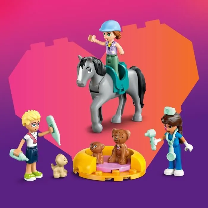 LEGO Friends 42651 La clinique vétérinaire pour chevaux et animaux de compagnie - Jouet-3