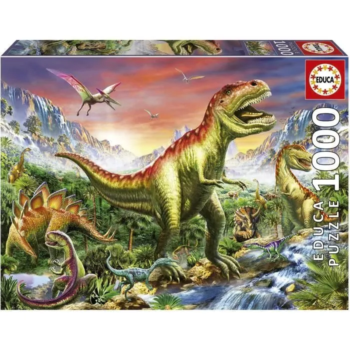 FORÊT JURASSIQUE - Puzzle de 1000 pièces-0