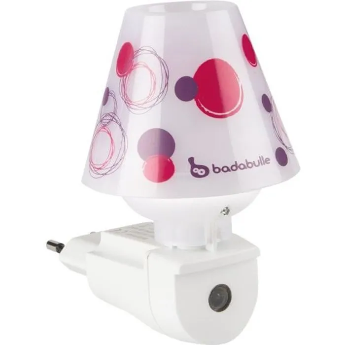 BADABULLE Veilleuse Abat Jour Prune-0