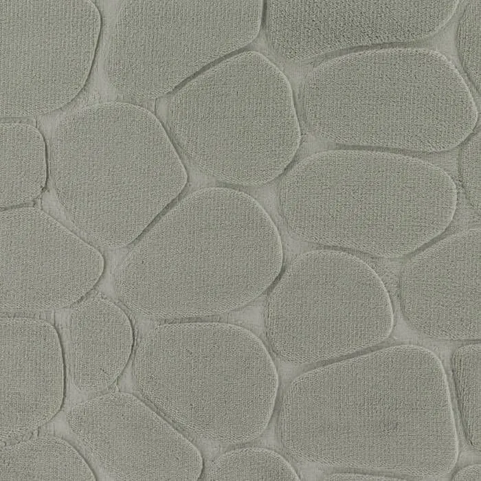 TAPIS MEMOIRE DE FORME MICROFIBRE GALET 50X80CM - VERT KAKI - Tendance-2