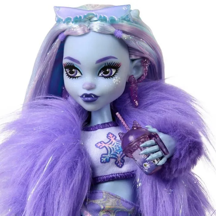 Monster High-Poupée Abbey Bominable-Poupée mode Yéti et accessoires HNF64-1