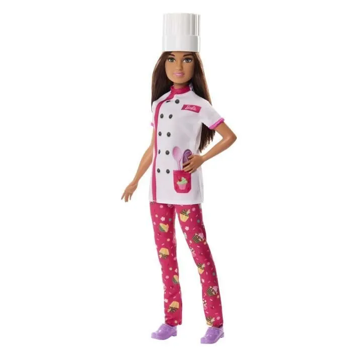 Coffret Barbie Cheffe Patisserie - Poupée Mannequin - 3 ans et + - BARBIE - HKT67-0