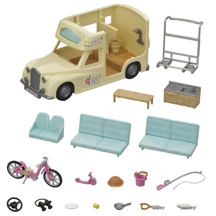 SYLVANIAN FAMILIES - 5454 - Le camping car - Les vacances-3