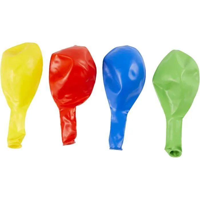 Très gros ballons en caoutchouc naturel transparent. Conviennent à l'hélium et restent gonflés pendant env. 8 heures. réf 59183-1