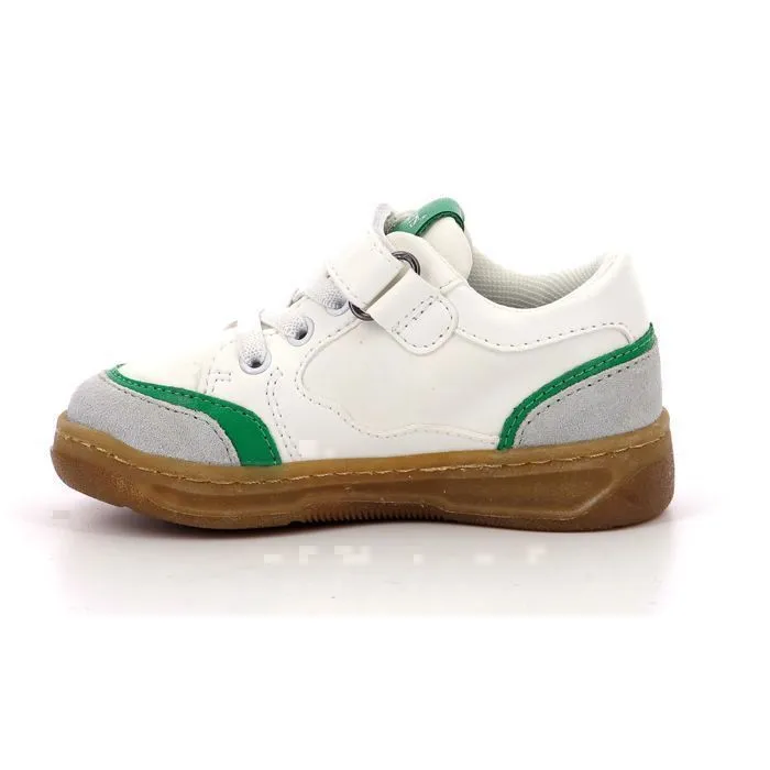 Baskets basses - KICKERS - Kouic - Vert/blanc - Synthetique - Confort optimal-3