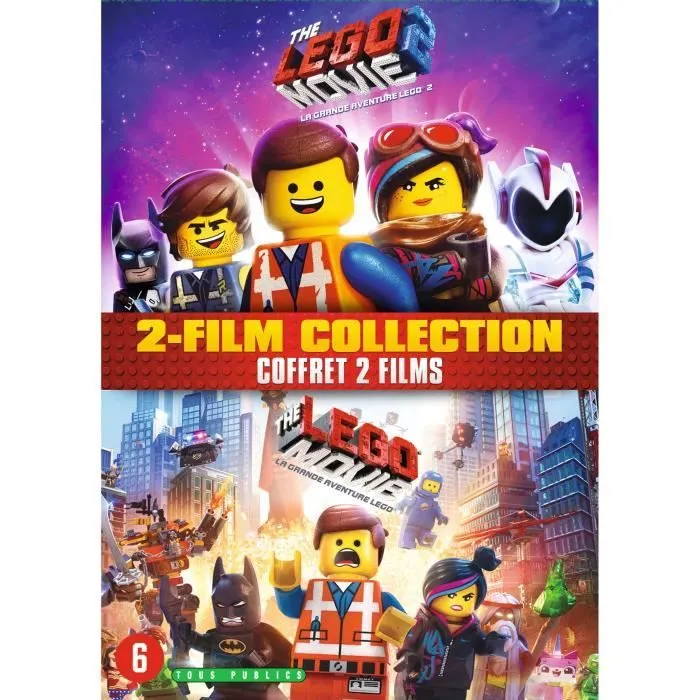 Coffret DVD Les Grandes Aventures Lego : La Grande Aventure Lego / La Grande Aventure Lego 2-0