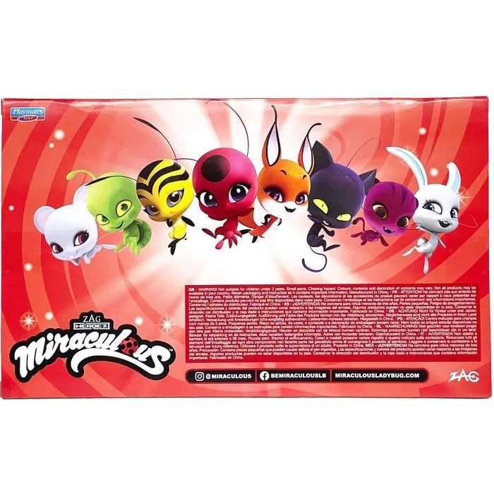 Bandai - Miraculous - Pack de 8 kwamis – Collection de Mini-figurines - P50532-1