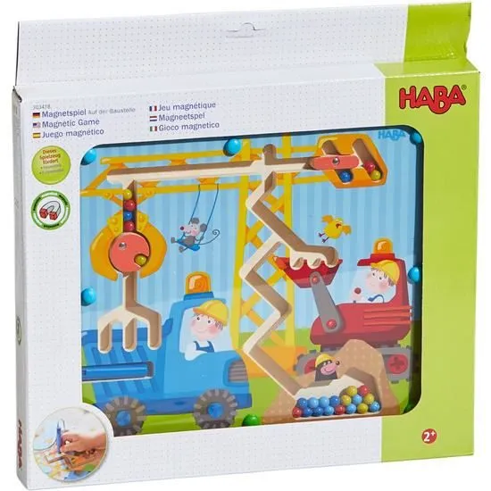 haba - Jeu magnétique Sur le chantier-0