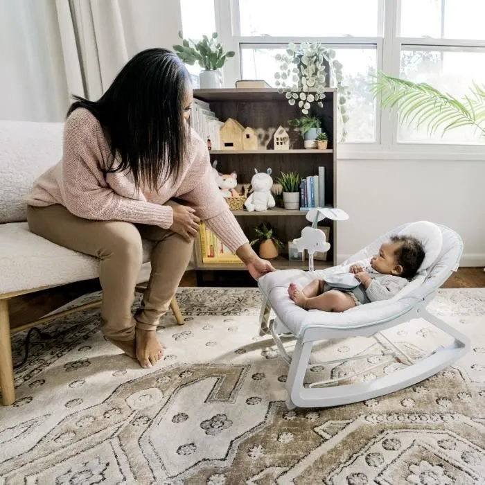 INGENUITY Transat bébé balancelle évolutif 3-en-1 Keep Cozy - Weaver - 3 Positions: arche avec jouets peluches amovible, 0 à 30 mois-2