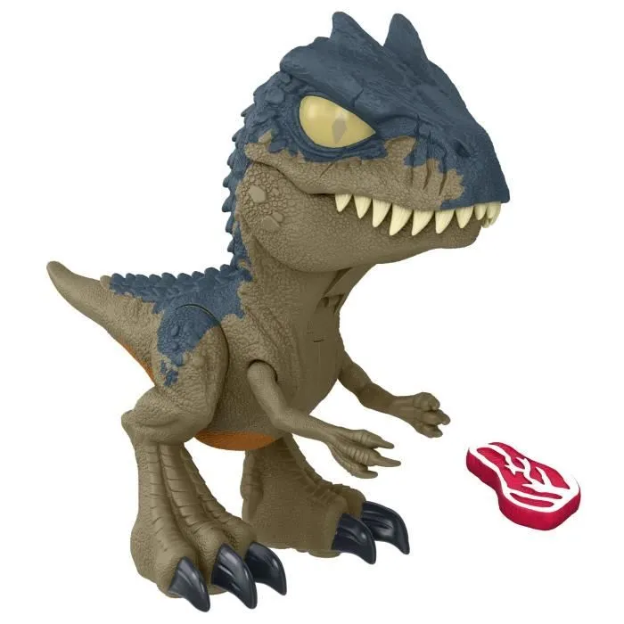 Jurassic World : Chomp-Allosaurus Méga Rugissement-figurine de dinosaure HVB45-1