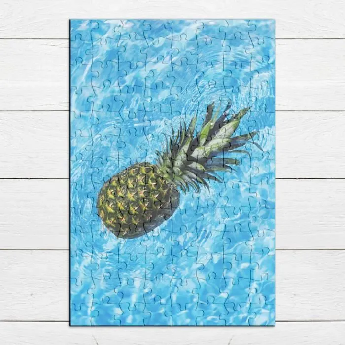 Puzzle Classique 100 pièces Ananas se Baigne dans la Piscine Été - FABULOUS - Mixte - Adulte - Intérieur-3