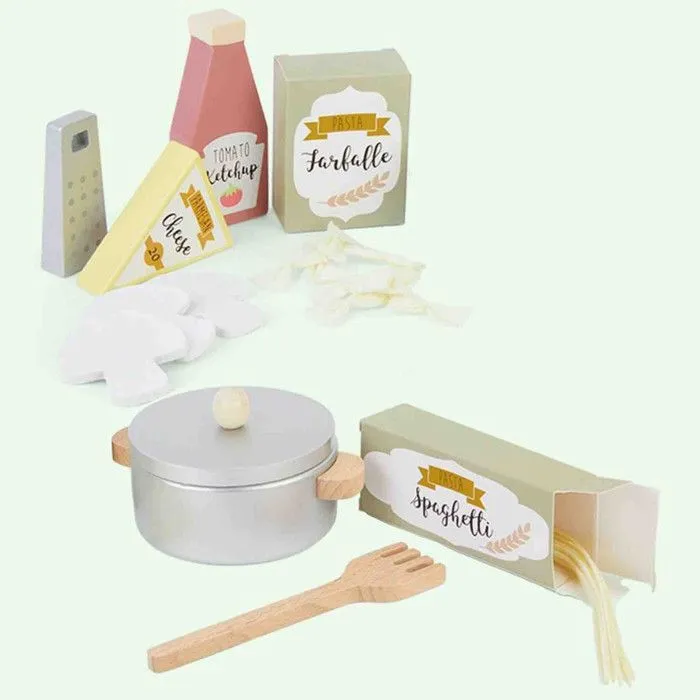 Jouet en bois dinette Pâtes-5