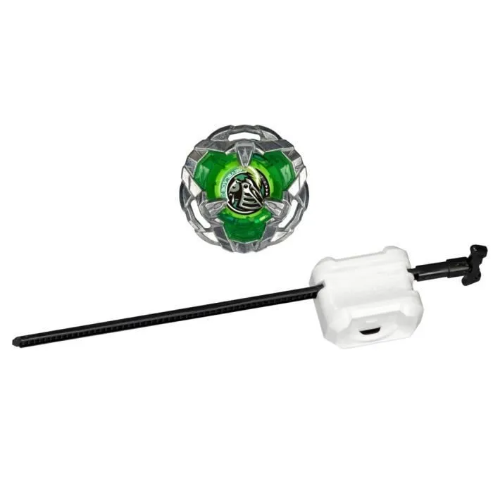 Beyblade X, Starter Pack Helm Knight 3-80N avec toupie de compétition à rotation droite de type défense et lanceur, à partir de 8 an-2