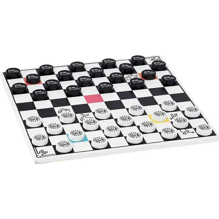 Vilac - Jeu de Dames Backgammon Keith Haring-3