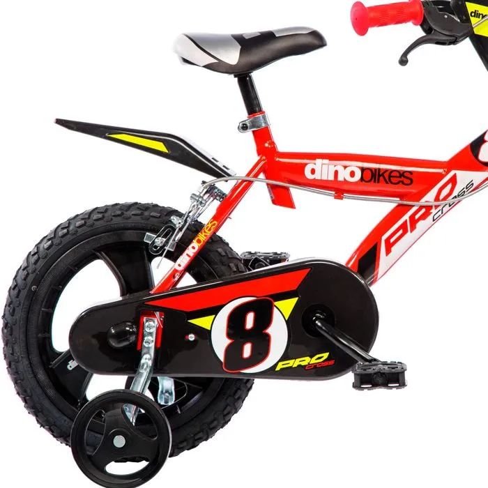 DINOBIKES Vélo Enfant garçon - 14'' - Rouge-2