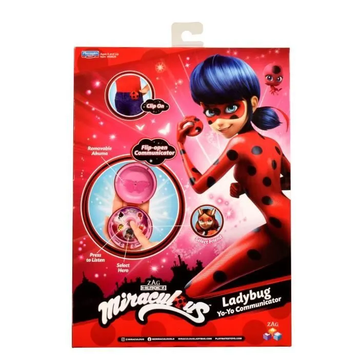 Téléphone Magique Ladybug - BANDAI - Miraculous - 30 phrases - Enfant 4 ans - Rose Violet-4