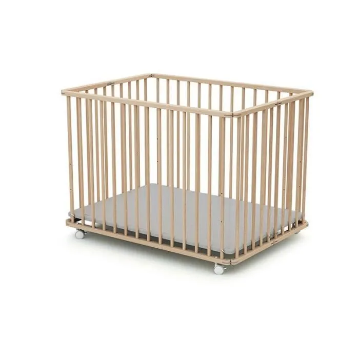 Parc pliant - AT4 - Webaby - Hêtre - 70 x 100 - Ecologique-0