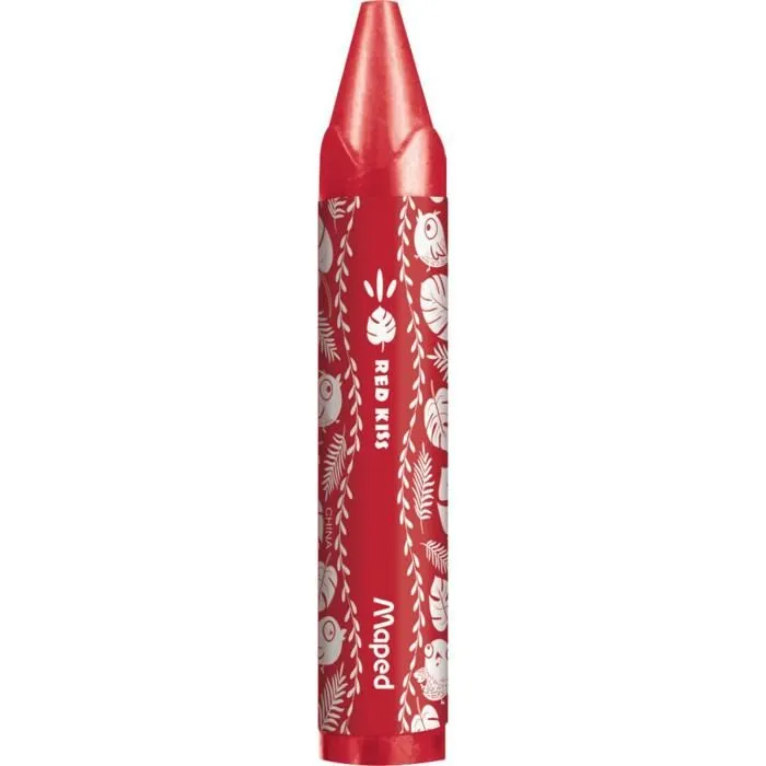 Crayons de Cire - Maped - Jungle Fever - 12 Crayons - Couleurs Éclatantes - Protection en Papier-2
