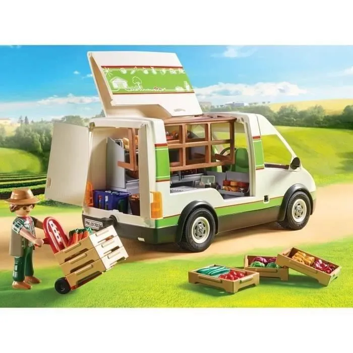 PLAYMOBIL - 70134 - Country La Ferme - Camion de marché-3