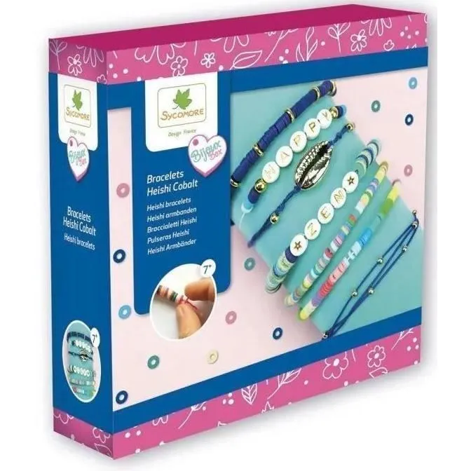 SYCOMORE - CRÉE 7 BRACELETS HEISHI COBALT-0