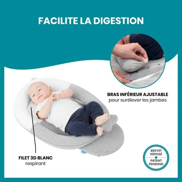 Babymoov Réducteur anti-coliques CloudNest - bouillotte intégrée-3
