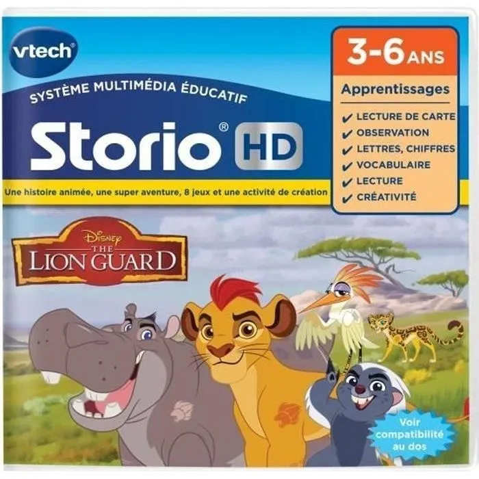 VTECH - Jeu Éducatif Storio - La Garde Du Roi Lion-0