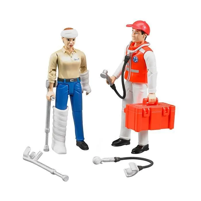Set ambulance BRUDER avec figurines et accessoires - Garçon - À partir de 3 ans-1