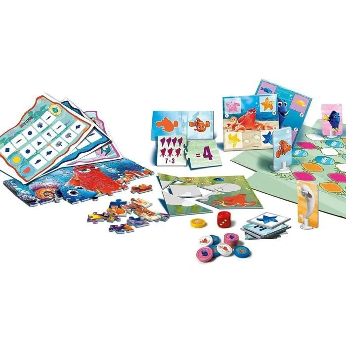 Jeu éducatif Le Monde de Dory - CLEMENTONI - 15 jeux pour enfants de 3 ans et plus-1