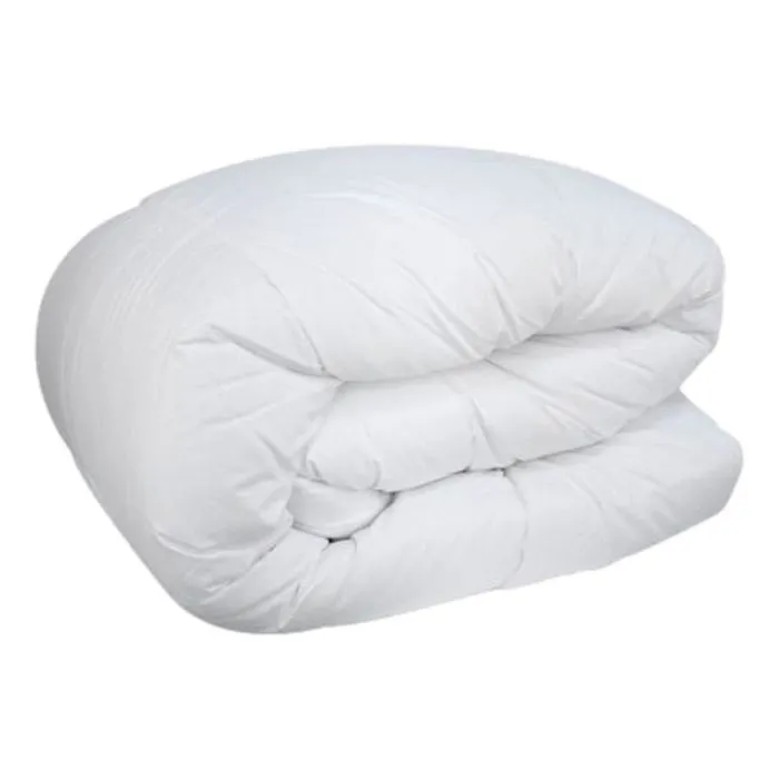 Couette toutes saisons microfibre 140 x 200 cm pour lit 1 place 90 x 190 cm - Blanc - 140 x 200 cm pour lit 1 place-3