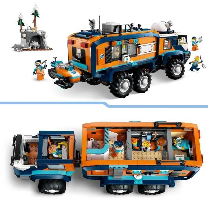 LEGO City 60471 Le Camion Scientifique des Explorateurs en Arctique - Jeu Garçon dès 8 ans-2