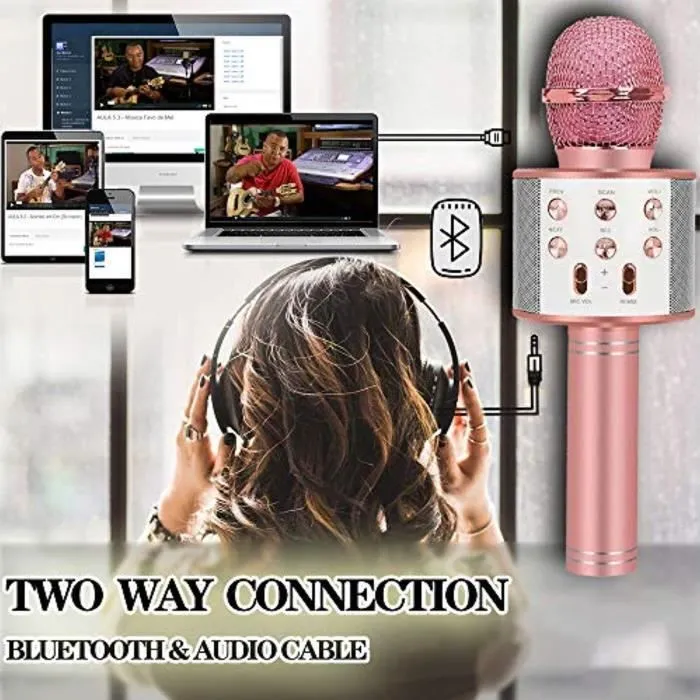 Machine de karaoké - Mecanique - MVHRF - Sans fil - Pour enfants - Bluetooth-3