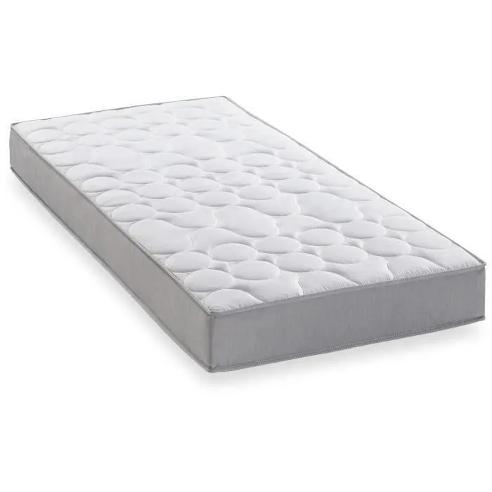 Matelas 90x190 cm - 330 Ressorts ensachés - 5 zones de confort - 19 cm - Ferme - DEKO DREAM Springmax-3