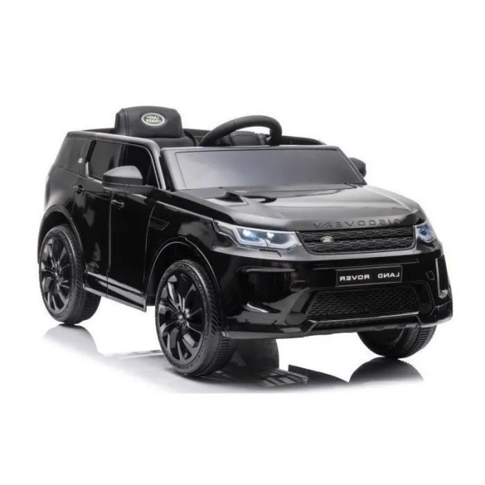Voiture électrique 12V Land Rover Discovery Noir - Pack Luxe-0