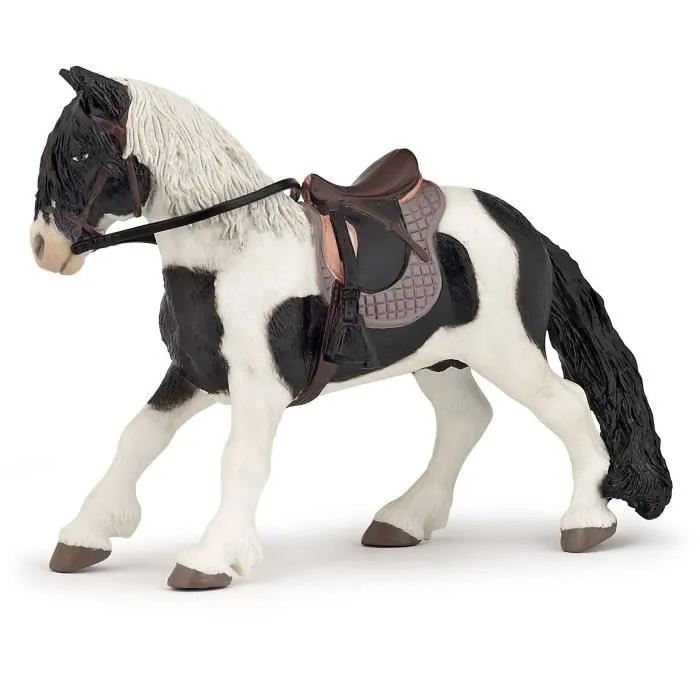 Figurine Poney avec selle - PAPO - CHEVAUX, POULAINS ET PONEYS - Mixte - A partir de 3 ans-0