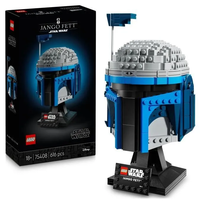 LEGO Star Wars 75408 L’Attaque Des Clones Le Casque De Jango Fett - Set - Cadeau Adulte-0