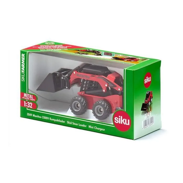Mini Chargeur - Siku - 3300V - Échelle 1/32 - Métal - Rouge-1