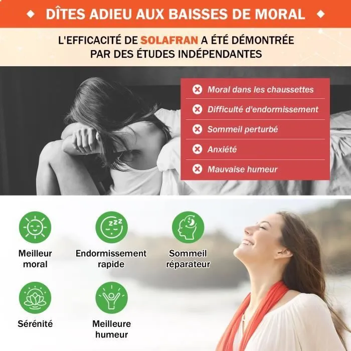 SAFRAN Ultraconcentré – Complément alimentaire pour améliorer le Moral, le sommeil et diminuer le stress - Fabriqué en France-1