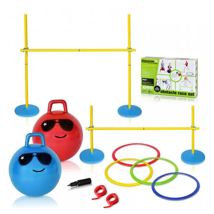 PLAYZONE-FIT OBSTACLE RACE SET - COMPETITION OBSTACLE RACE COURSE FOR-1