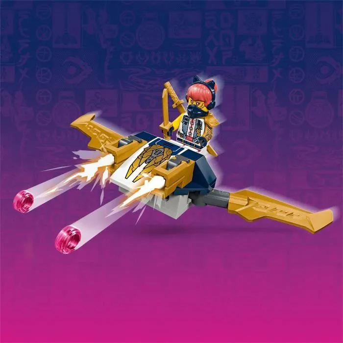 LEGO® NINJAGO® 71820 Le véhicule combiné de l’équipe des ninjas - Planeur, bolide ou motos-3