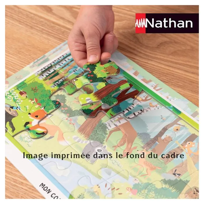 Puzzle cadre 15 pièces : Le Roi Lion Disney : Simba et Nala-5
