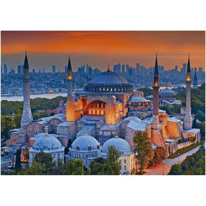 Puzzle MOSQUÉE BLEUE, ISTANBUL - 1000 pièces - EDUCA - Architecture et monument-1