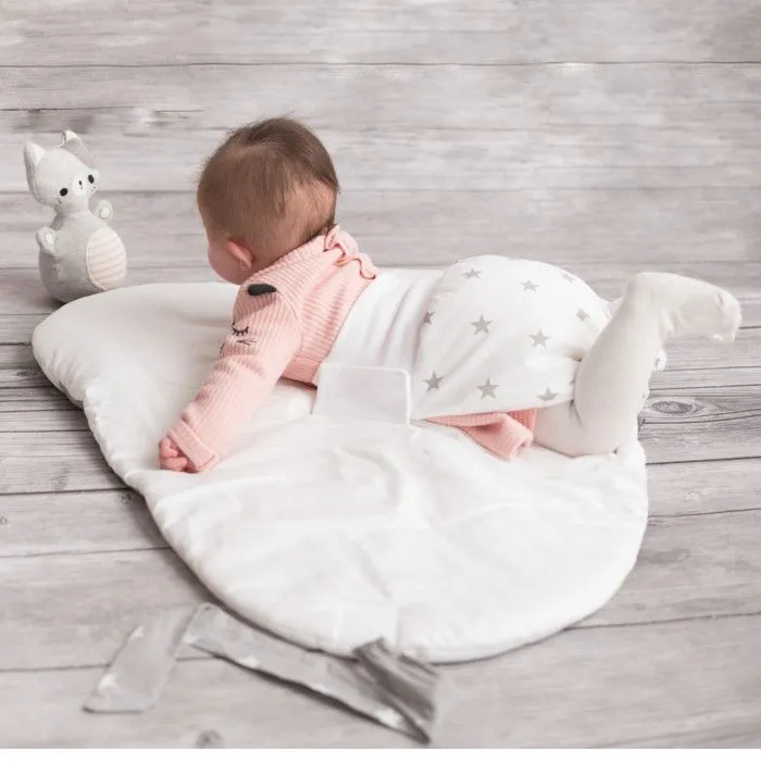 Gigoteuse d'emmaillotage évolutive - SEVIRA KIDS - Minky Stella - Gris - Mixte - 4x70x90cm-2